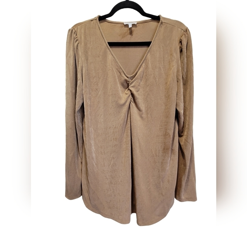 Maurices XL Shimmer Long Sleeve Blouse